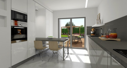 Cozinha - vista de jardim (I)